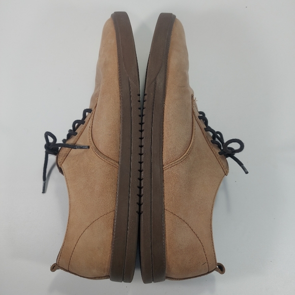 Clae Ellington Mens Tan Suede Lace Up Sneaker Oxford Shoes Size 10 - Picture 9 of 11